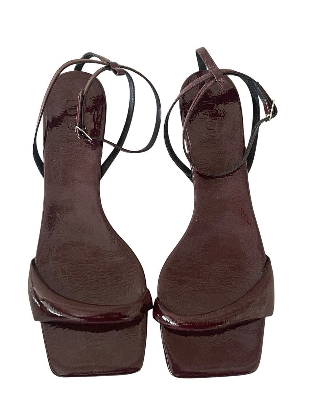 Tibi Patent Leather Sandals Women's Size: 40/US:10